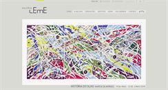 Desktop Screenshot of galerialeme.com